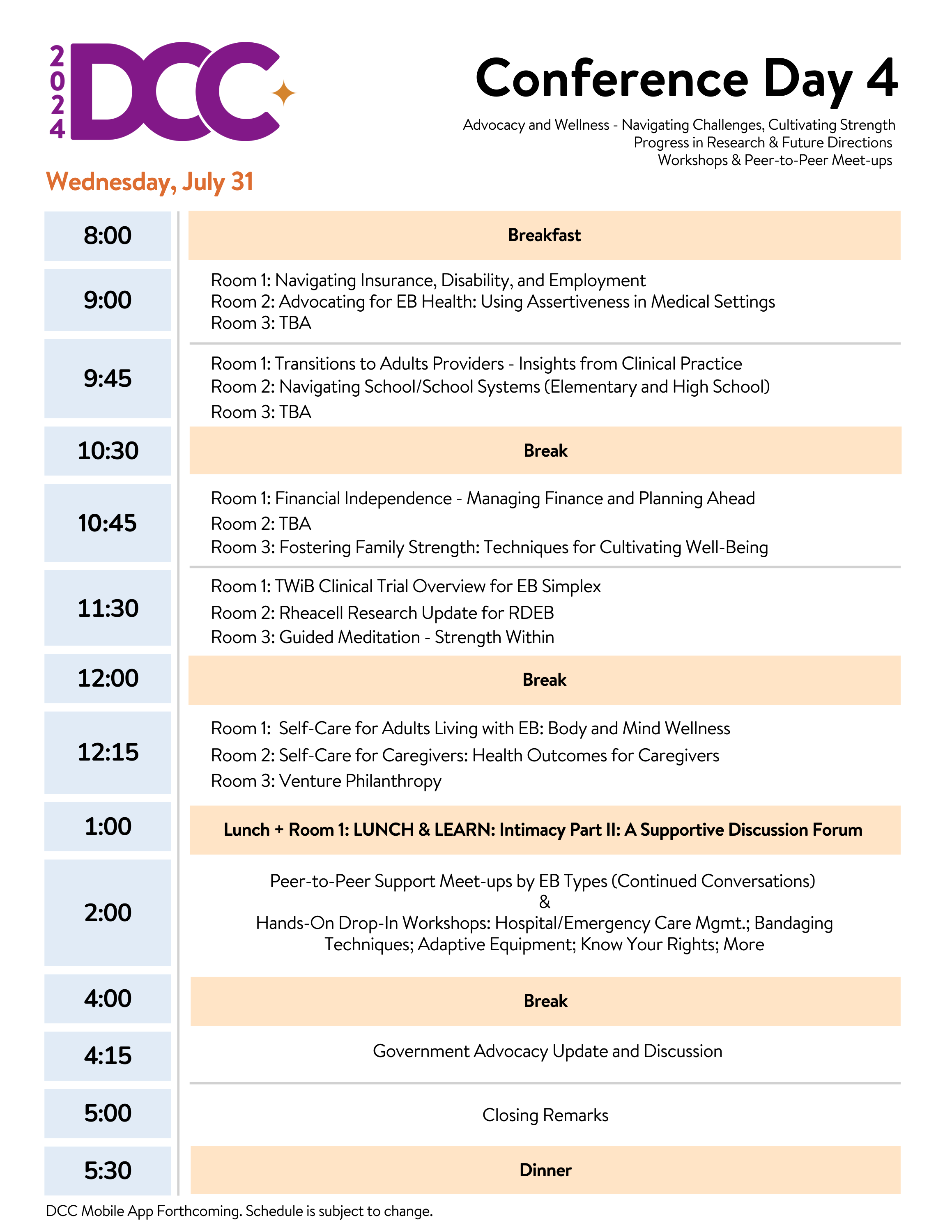 DCC Agenda Snapshot debra of America